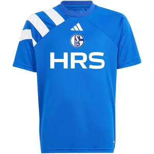adidas FC Schalke 04 Prematch shirt 2024/2025 bleu 164 pas cher