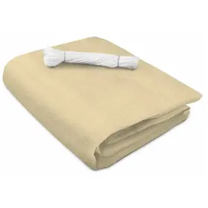 KARAT Protection anti regard Pour jardin et balcon pvc Cordon de fixation inclus Beige-crème 90 x 500 cmVendu parcdiscount