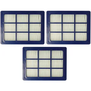vhbw 3x filtre compatible avec Nilfisk Elite Superior, Select Classic, Select Comfort aspirateur - Filtre HEPA contre les allergies pas cher