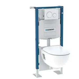 Comparateur de prix : Bâti-pack wc suspendu Duofix avec réservoir Sigma 12cm + plaque Sigma2...
