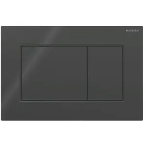 Plaque de commande Geberit Sigma01 - chasse d'eau à 2 boutons - carré ... pas cher