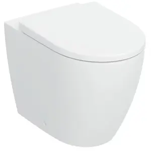 Comparateur de prix : Geberit iCon Cuvette au sol avec technologie TurboFlush et abattant, 5...