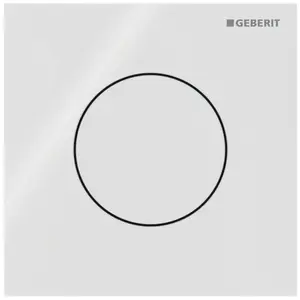 Geberit Type 40 Plaque de déclenchement Round, 116014SI1, Round pas cher