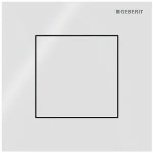 Geberit Type 40 Plaque de commande Square, 116217SI1, Square pas cher