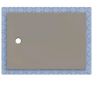 Geberit CleanFloor30 surface de douche, intégrée, avec voile d'étanchéité, 140x100cm, 551.023.29.1 pas cher