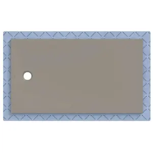 Geberit CleanFloor30 Receveur de douche rectangulaire/carré, 551017291,