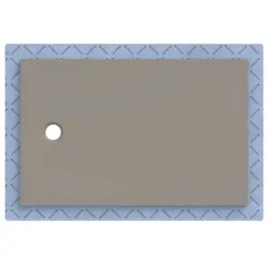 Geberit CleanFloor30 surface de douche, intégrée, avec voile d'étanchéité, 140x90cm, 551.015.29.1 pas cher