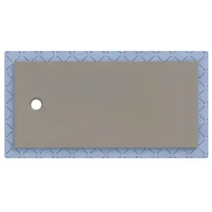 Geberit Cleanfloor30 Surface De Douche, Intégrée, Avec Voile pas cher