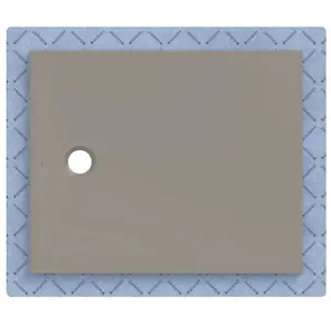 Geberit CleanFloor30 surface de douche, intégrée, avec voile d'étanchéité, 110x90cm, 551.013.29.1 pas cher