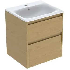 Geberit Renova Plan Meuble avec vasque, 2 tiroirs, 504038PS8, pas cher