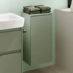 Geberit Renova Plan armoire mi-haute, avec une porte, 33x85x29,7cm, 504.044.IK.1 pas cher