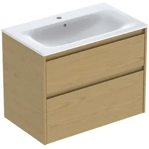 Geberit Renova Plan Meuble avec vasque, 2 tiroirs, 504040PS8, pas cher