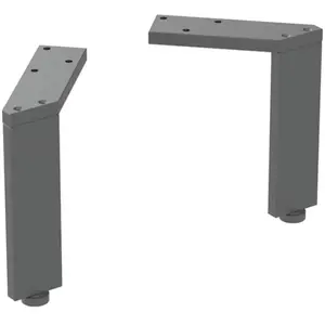Ensemble Geberit pieds, 2 pièces, réglable en hauteur, 15 - 15,8cm, 500.367.16.1 pas cher