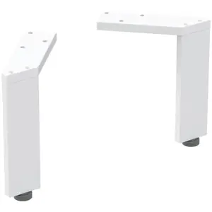 Ensemble Geberit pieds, 2 pièces, réglable en hauteur, 15 - 15,8cm, 500.367.01.1 pas cher