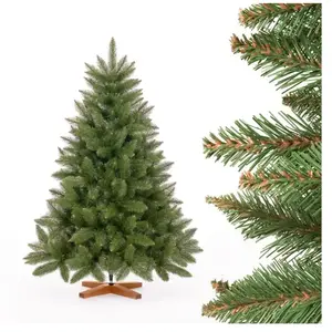 FairyTrees Sapin de Noël Artificiel 120cm ÉPICÉA Naturel | Arbre de No... pas cher