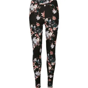 Legging  de Urban Classics - Leggings AOP Soft - XS à 5XL - pour Femme - noir 4XL
