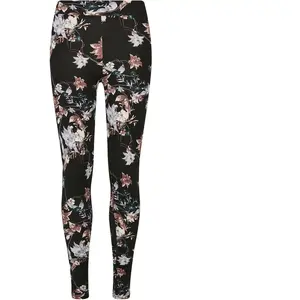 Comparateur de prix : Legging  de Urban Classics - Leggings AOP Soft - XS à 5XL - pour Femme - noir 5XL