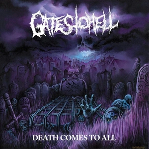Comparateur de prix : Gates To Hell - Death Comes To All Purple/ White Swirl - Marbled Vinyl