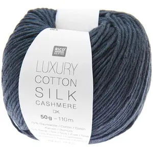 Fil exceptionnel Luxury Cotton Silk Cashmere dk - 05 Bleu marine - 05 ...