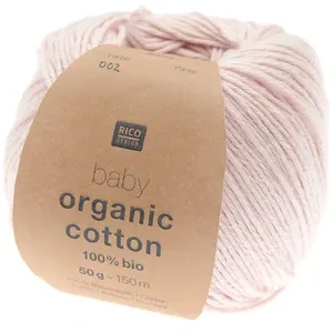 Pelote de coton Baby organic cotton - 100% BIO - Rico Design(...) - 02 Rose