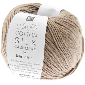 Fil exceptionnel Luxury Cotton Silk Cashmere dk - 02 Marron Poussière ...