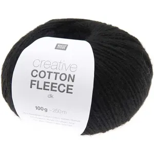 Pelote de coton Creative Cotton Fleece dk - 100 GR - 008 Noir - 008 No...