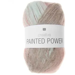 Rico Design Pelote de laine Creative Painted Power - 100GR -(...) - 01 multicolore Pastel
