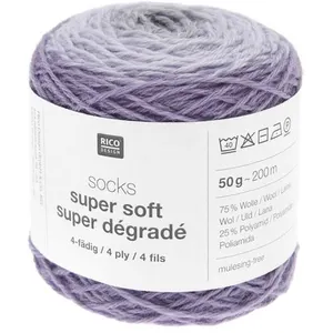 Rico Design Laine à Chaussette Socks Super Soft Super Dégradé 4 Fils