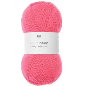 Rico Design Pelote de Laine à Chaussette Socks Neon 4 Fils - 100GR