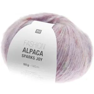 Pelote d'alpaga à tricoter Fashion Alpaca Sparks Joy - 04 Lilas Clair ...