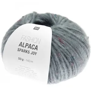 Pelote d'alpaga à tricoter Fashion Alpaca Sparks Joy - 06 Bleu - 06 Bl...