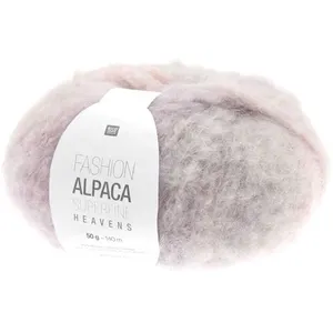 Fil de laine à tricoter Fashion Alpaca Superfine Heavens - 01 Multicol...