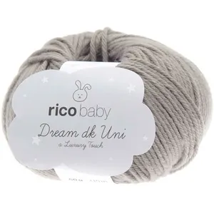 Fil à tricoter Rico Baby Dream Uni Dk -(...) - 26 Marron Taupe