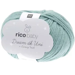 Laine Layette - RICO DESIGN - Baby Dream Uni DK - 22 - Vert d'eau - 50 g