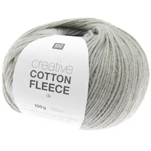 Pelote de coton Creative Cotton Fleece dk - 100 GR - 002 Gris - 002 Gr...