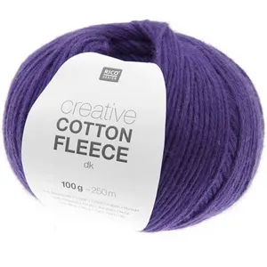 Pelote de coton Creative Cotton Fleece dk - 100 GR - 005 Violette - 00...
