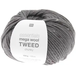 Pelote de laine à tricoter Essentials Mega Wool Tweed chunky - 100GR -...