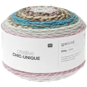 Pelote de laine à tricoter Creative Chic Unique - 200GR - 20 Multicolo...