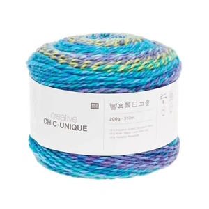 Rico Creative Chic-Unique #12 Laine dégradé pour crochet ou tricot