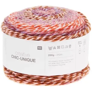 Rico Creative Chic-Unique #09 Laine dégradé pour crochet ou tricot