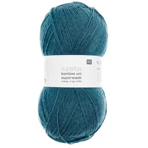 Pelote de laine à chaussettes à tricoter Superba bamboo UNI superwash ...