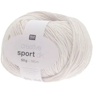 Non communiqué Coton à tricoter CREATIVE SPORT DK - Rico Design(...) - 028 Blanc