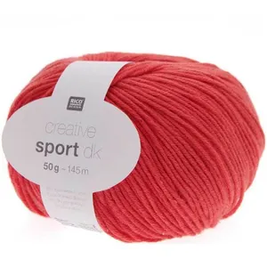 Non communiqué Coton à tricoter CREATIVE SPORT DK - Rico Design(...) - 029 Rouge