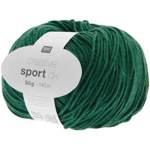 Coton à tricoter CREATIVE SPORT DK - Rico Design 031 Lierre vert - 031... pas cher