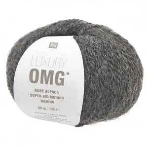 Fil exceptionnel à tricoter Luxury OMG - Rico Design(...) - 11 Gris pas cher