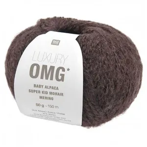 Fil exceptionnel à tricoter Luxury OMG - Rico Design(...) - 09 Brun pas cher