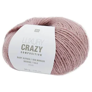 Fil exceptionnel à tricoter Luxury Crazy Composition Aran - 05 Vieux r... pas cher