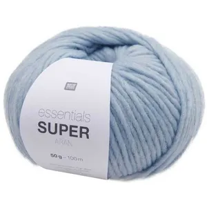 Pelote de laine à tricoter Essentials Super Aran - 10 Bleu clair - 10 ...