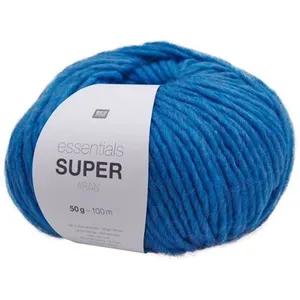 Pelote de laine à tricoter Essentials Super Aran -(...) - 11 Azur
