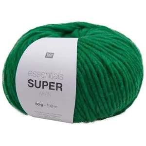 Pelote de laine à tricoter Essentials Super Aran -(...) - 13 Vert